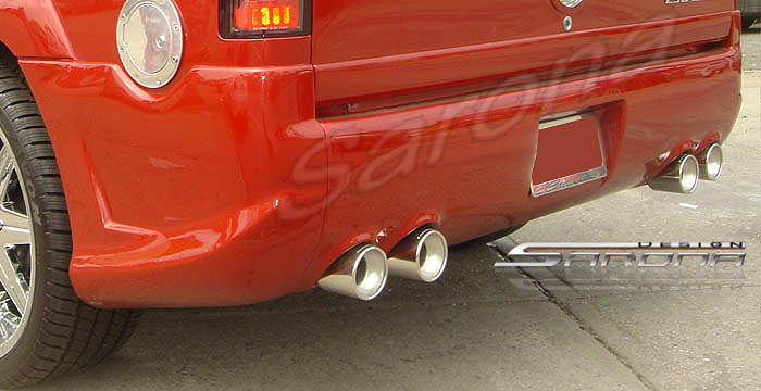 Custom GMC Yukon  SUV/SAV/Crossover Rear Bumper (1992 - 1998) - $590.00 (Part #GM-020-RB)